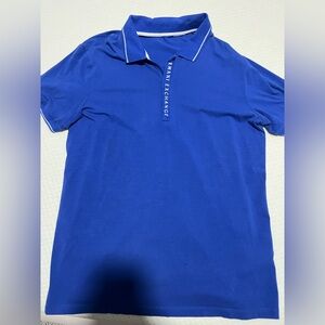 Armani Exchange Zip-Up Polo